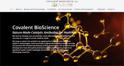 Desktop Screenshot of covalentbioscience.com